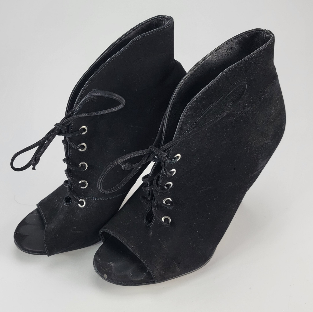 Aldo- Size 6.5 Strappy Heels Laced Heel Ankle Booties